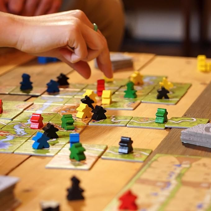 Carcassonne Board Game (BASE GAME) | Family Board Game | Board Game for Adults and Family | Strategy Board Game | Medieval Adventure Board Game | Ages 7 and up | 2-5 Players | Made by Z-Man Games