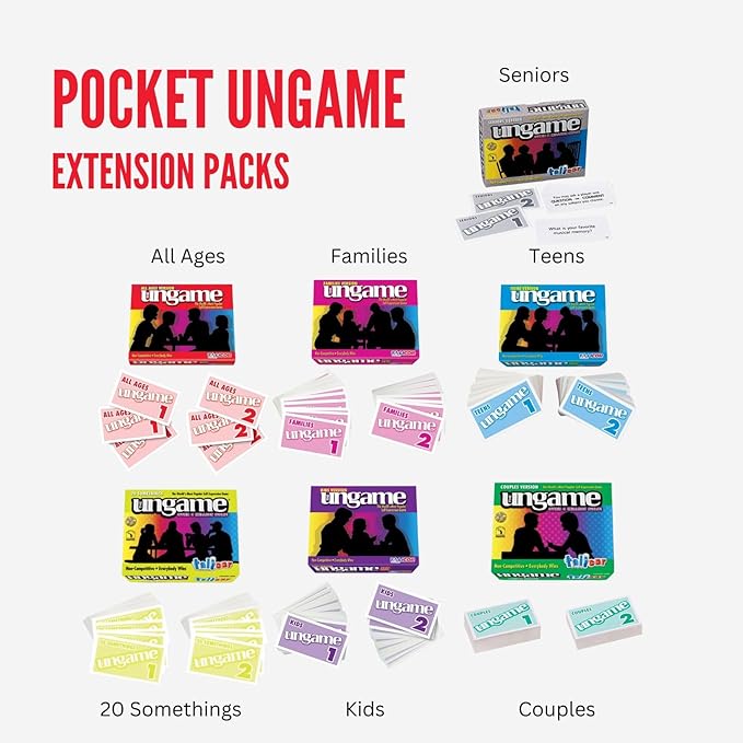 The Ungame - Non-competitive Communication Game – Encourages Emotional Connection, Communication, and Listening – For Families, Couples, and Groups – Great for Therapists, Teachers, and Counselors