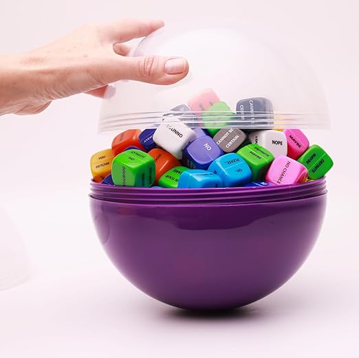 Big Claw Machine Capsules Translucent Purple Plastic Sphere Party Favor Containers Round 5 pcs 7.9 inch Jumbo Plastic Christmas Ornaments Extra Large Gift Box Craft Party Supplies Vending Capsules