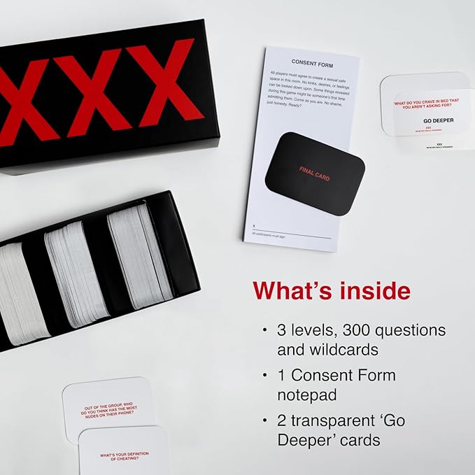 WE'RE NOT REALLY STRANGERS Adult Edition Card Game for Adults & Friends - 300 Conversation Cards for Memorable Game Nights, Parties, & Bachelorette Parties, 18+, 2-6 Players