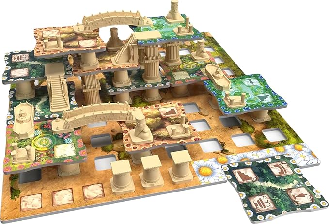 | Babylon | Family Strategy Board Game | 3D Tile Placement | 2 to 4 Players | 60 Minutes | Ages 8+