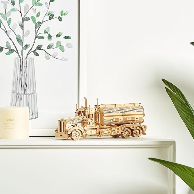 bennama 3D Wooden Puzzles Truck Model Kits, Brainteaser and Puzzle for Christmas/Birthday,Gifts for Adults and Teens to Build Combination