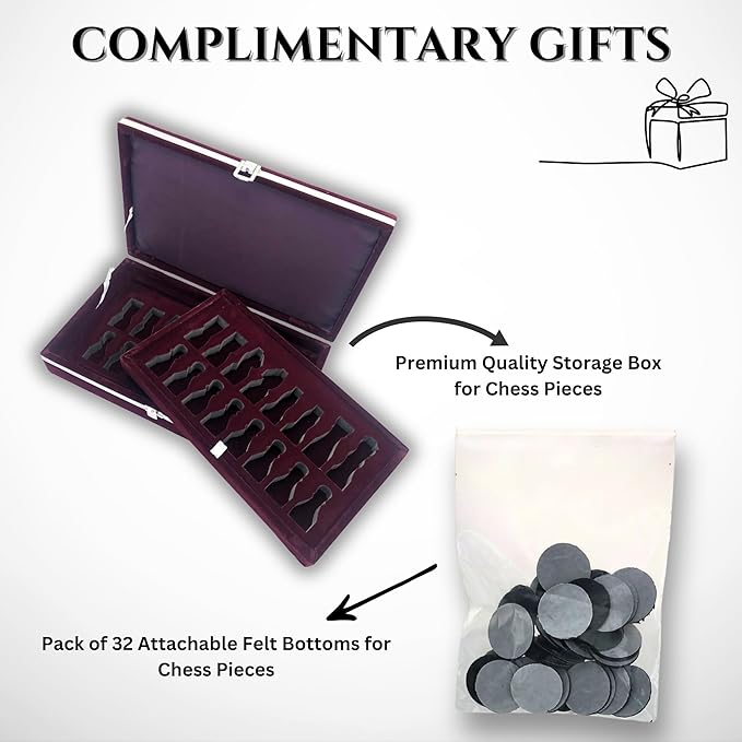 Handcrafted Premium Marble Chess Pieces Set – Elegant 32-Piece Replacement for 12-15 Inch Chess Boards Storage Box (Multi and Coral)