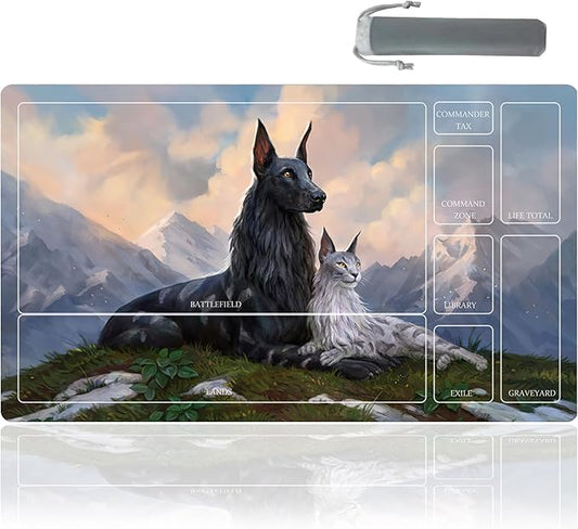 MTG Playmat Table Mats Size 60X35 cm Mousepad Compatible for MTG RPG CCG Trading Card Game Play mats Original Play Mat Art Designs & Accessories (16)