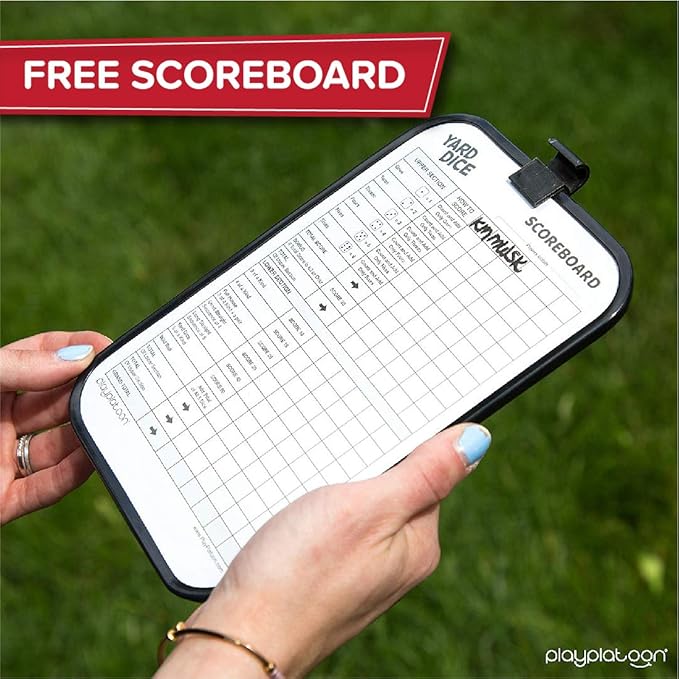 Play Platoon Lawn Dice - Giant Wooden Yard Dice Game for Playing Endless Outdoor Games