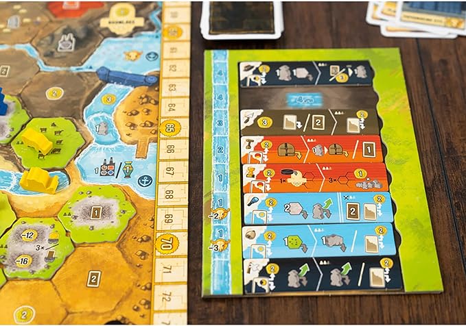 Boonlake Hand Management, Exploration Strategy Board Game, 1-4 Players, Ages 14+, 40 Minute per Player Game Play Multicolor