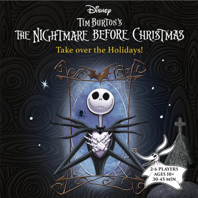 Nightmare Before Christmas Card Game - Quick Tactical Game with Unique Character Decks for Ultimate Holiday Wins, Fun Family Game, Ages 10+, 2-6 Players, 30-45 Min Playtime, Made