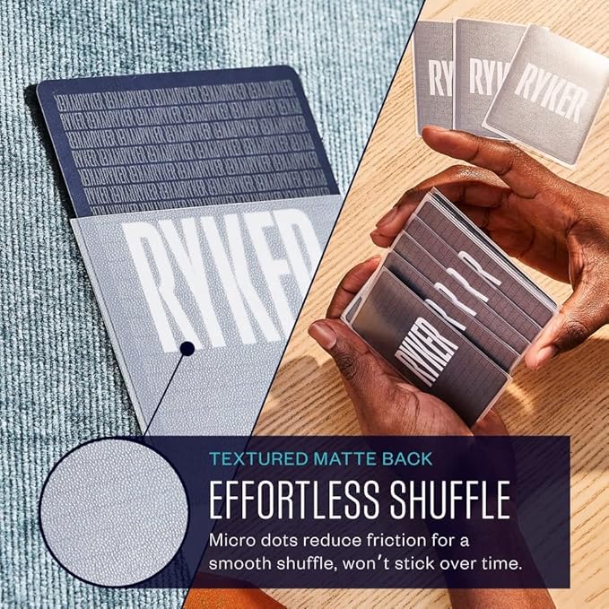 Ryker Sleeves Standard Size Matte Card Sleeves Compatible with Magic The Gathering MTG Trading Cards and Board Games (2 Pack, Black)