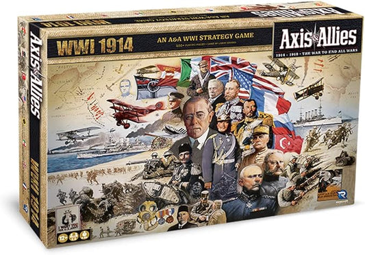 Renegade Game Studios: Axis & Allies: WWI 1914 - A Strategic War Board Game for 2-8 Players, Ages 14 and up, Intense Strategy Gameplay, 4 to 6 Hour Play Time