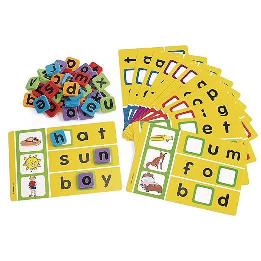 Excellerations Phonics Spelling Game for Kids and Classrooms Classroom Activity (12 Game Boards) (Item # PSG)