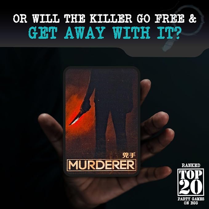 Deception: Murder in Hong Kong Board Game - Social Deduction, 4-12 Players