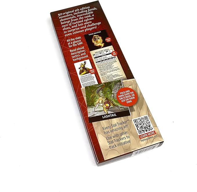 Friends & Foes from Beyond - 50 Illustrated Original 5e Monsters - Initiative Cards for 5th Edition DM's