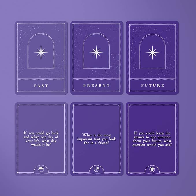Sparks - A Conversation Game Inspired by The Stars | 2-8 Players, Conversation Cards for Couples, Friends, Family - Card Games for Couples and Adults