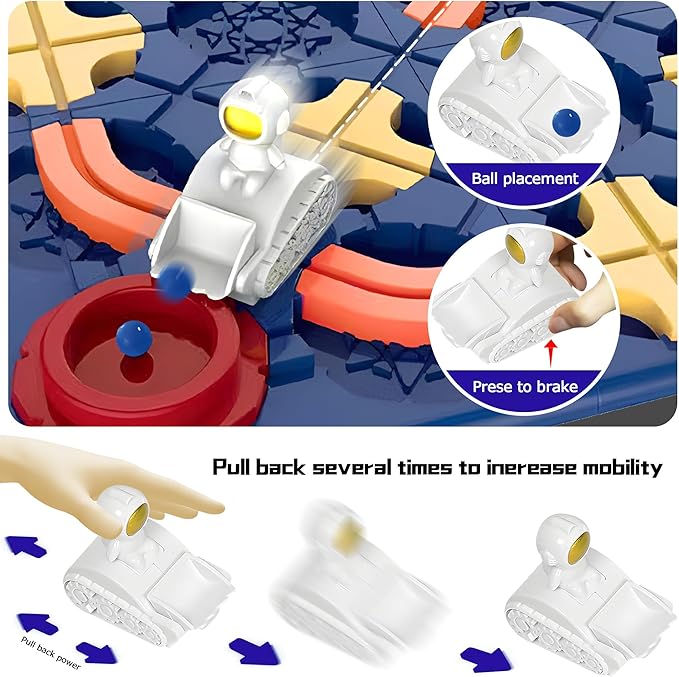 Logical Road Builder, STEM Board Games Brain Teaser, Kids Puzzle Games Educational Montessori Toys, Large Board Games Birthday Gifts for 4 5 6 7 Year Old Preschool Boys Girls