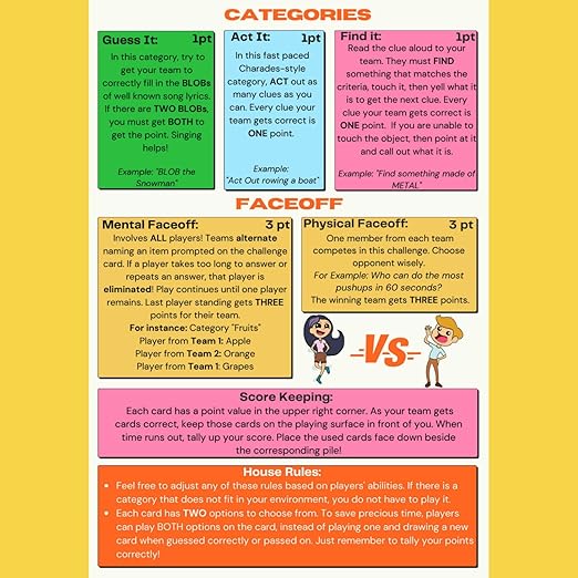 Family Faceoff | Fun Active Game Meant to Get You Moving with The Holderness Family - Best to Play with Family During Rainy Day