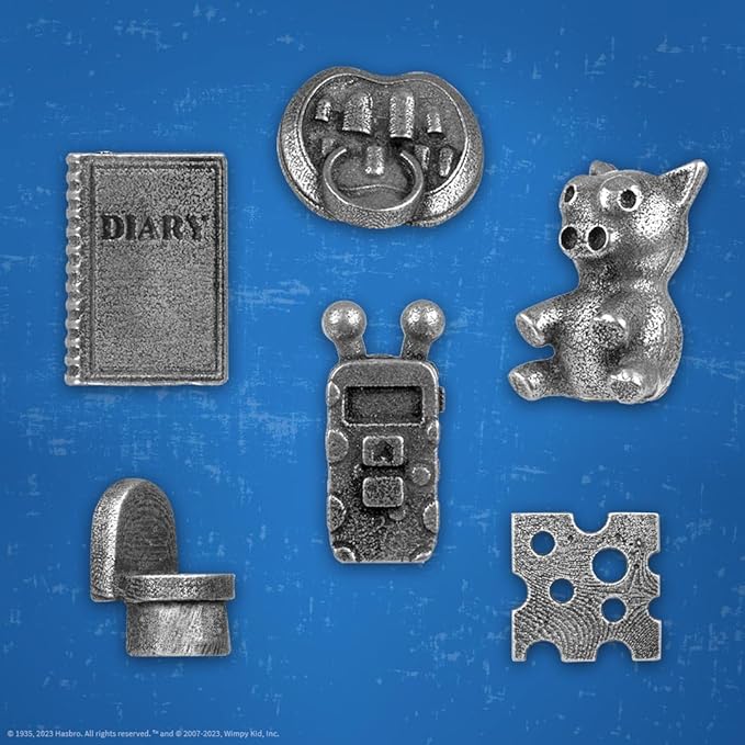 CLUE: Diary of a Wimpy Kid | Solve The Mystery in This Officially-Licensed Collectible Clue Game Featuring Characters & Locations from The Popular Book Series Diary of a Wimpy Kid