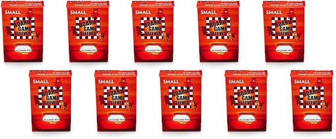 10 Packs Arcane Tinmen Non-Glare Board Game Sleeves 50 ct Small Size Card Sleeves Display Case