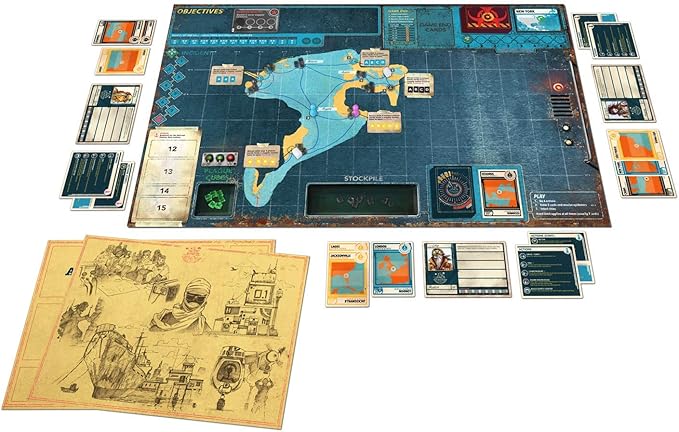 Pandemic Legacy Season 2 Board Game (Black) - Fight to Save Humanity from Plague! Cooperative Strategy Game for Kids and Adults, Ages 13+, 2-4 Players, 60 Minute Playtime, Made by Z-Man Games
