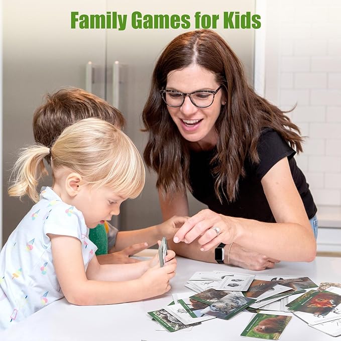 MEROCO Forest Animals Tracks Cards for Kids,Animal Tracks Matching Game Flash Cards,Homeschool Animal Games Kids Learning Educational Toys Preschool Autism Learning Materials