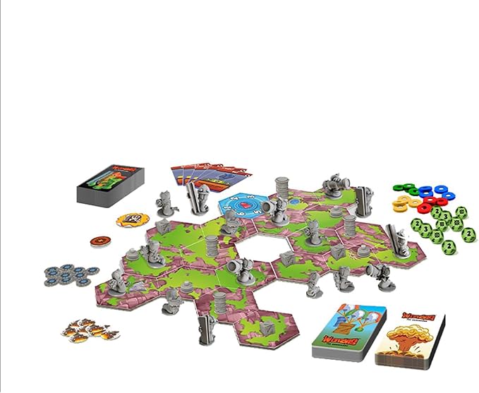 Mantic Games: Worms: The Board Game - Hilarious Tabletop Game Incorporating All The Fun & Shenanigans from The Classic Video Game, Age 10+, 2-6 Player