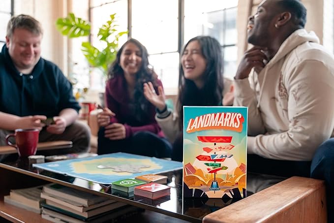 Landmarks | Cooperative Board Game for Adults and Kids | Fun Game for Family Game Night | Word Association Party Game | Ages 10 and up | 2-10 Players | Average Playtime 20 Minutes