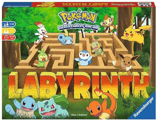 Ravensburger Pokemon Labyrinth - A Fun Family Board Game and Pokémon Toy for Kids & Adults | Age 7 & Up | Great Pokémon Gift | Engaging Gameplay | High Replay Value | 2-4 Players