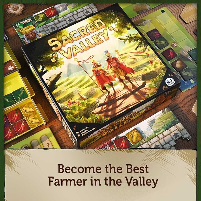 Northstar Game Studio Sacred Valley Board Game | Easy to Learn Farming Game for Adults, Kids & Families | 3-5 Players - 60 mins - Age 8+