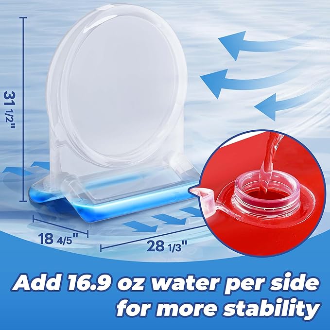 iPlay, iLearn Pool Wave Kids Fun Pool Toys, Inflatable Dart Board Water Games, Swimming Pool Floats, Beach Yard Outdoor Play, Cool Summer Party Gift for 6 7 8 9 10 12 Year Old Boy Girl Teen Adult-Red