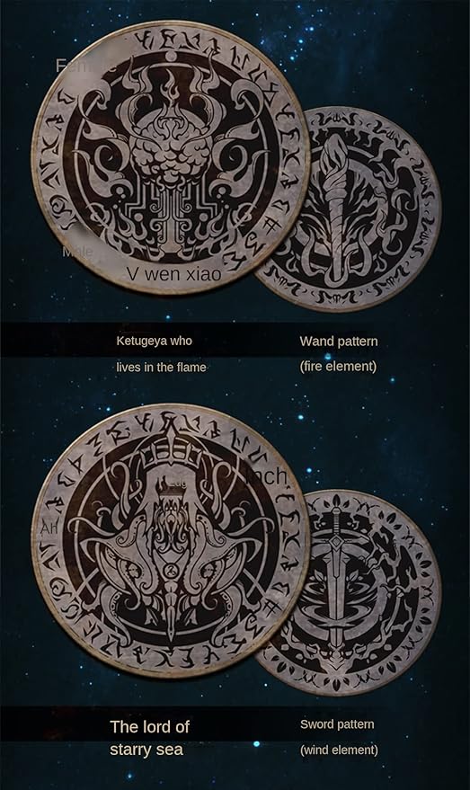 Cthulhu Poker Cards Collection Playing Cards Rare Limited Poker Cards Gift for Men or Women, Great for Cardistry,Card Games and Party (Element Coin a Box)