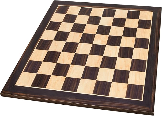 21.25’’ Wooden Chess Board Professional Tournament Chess Board with 2.0" Squares Large Chess Family Outdoor Board Games (Chess Board Only)