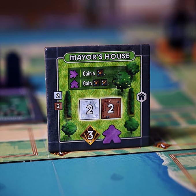 AEG Rolling Heights | Roll Your Meeples, Build The City | Push Your Luck, Pool Building Construction Game Set in The 1920's | 2-4 Players | Ages 10+