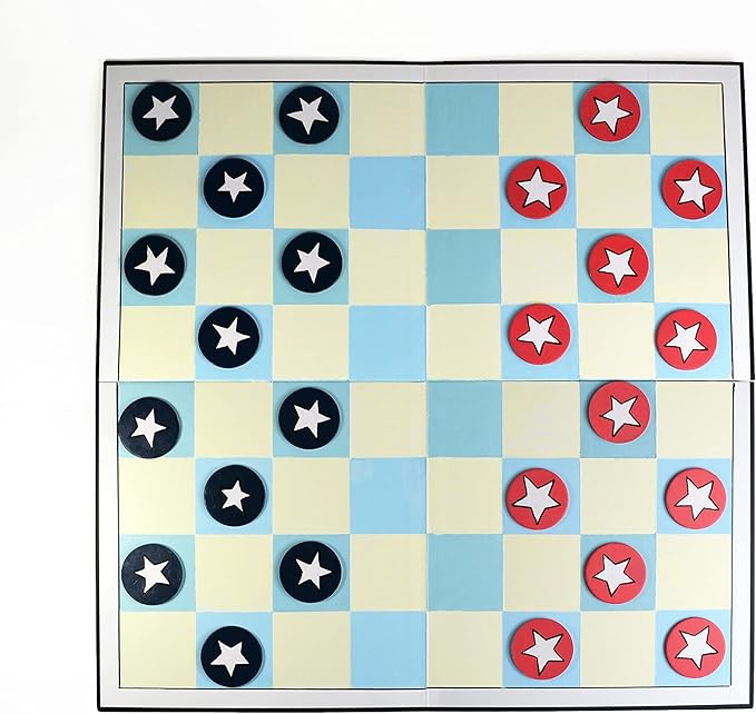 Create Your Own Board Game (Blank Checkers & Chess)