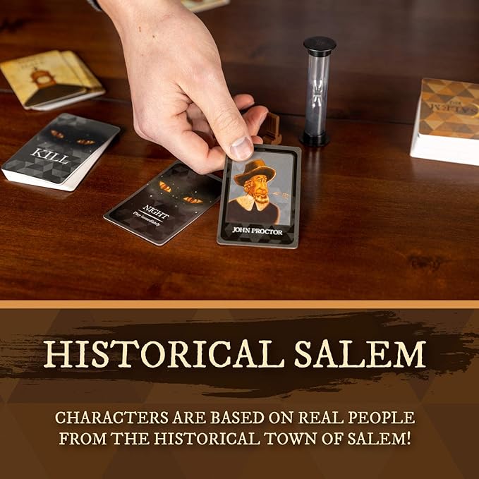 Facade Dark Cites Series Board Game of Strategy, Deceit, and Luck - Card Game for Teens Adults and Family - Salem 1692
