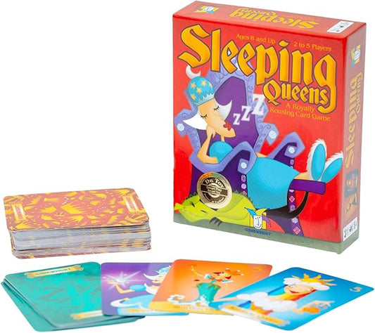 Sleeping Queens Fun Card Game for Kids and Families. Great for Kids aged 8+ and 2-5 Players, from Gamewright.