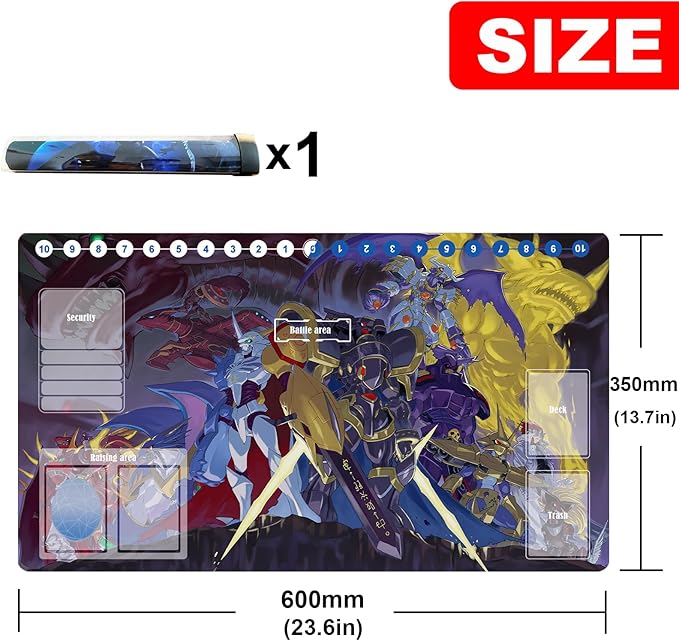 DTCG playmat Duel Mat Gaming Competition Pad Card Binder Deck 35x60CM 13.7x23.6in