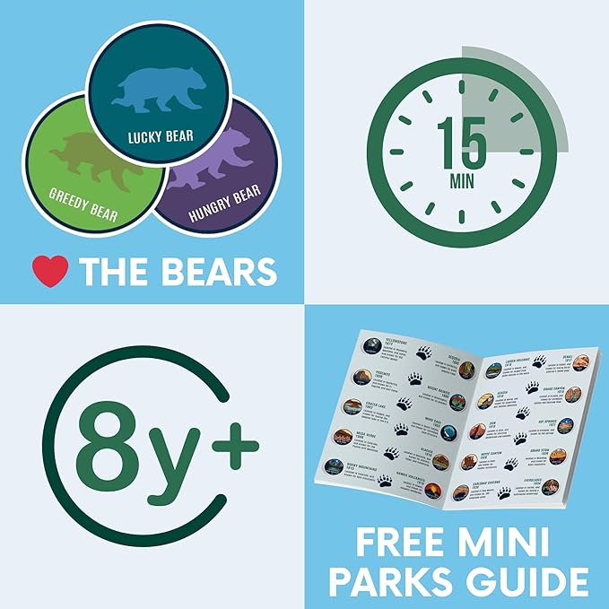 National Parks Board Game | Collectible Token Game Set | Fun and Fast-Paced Kids Board Game | 15-Minute Playtime | Easy to Learn | Ages 8+