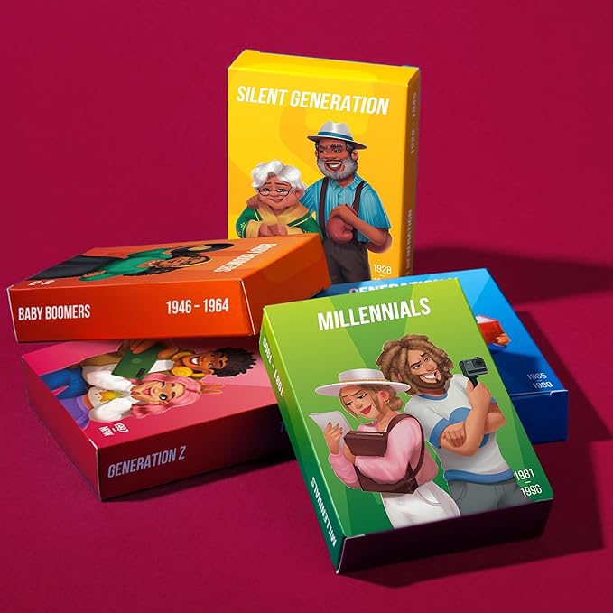 QUOKKA OK Boomer Family Game - Volume III - Board Games for Family Night - Trivia Card Games for Adults & Family Volume III - Fun Party Millennials vs Boomers Game for All Ages 12+