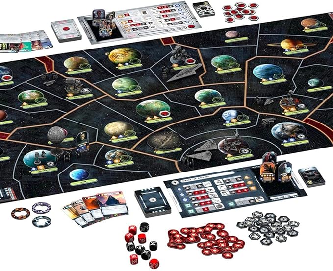 Star Wars: Rebellion Board Game - Epic Galactic Empire vs Rebel Alliance Conflict! Tabletop Miniatures Strategy Game for Adults, Ages 14+, 2-4 Players, 3 Hour Playtime, Made by Fantasy Flight Games