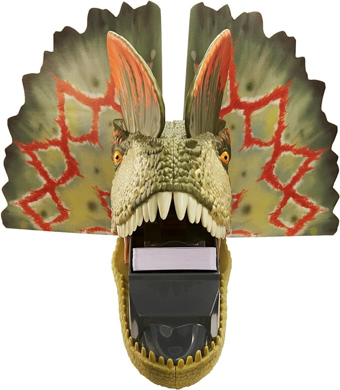 Mattel Games UNO Attack Jurassic World Dominion Card Game with Dinosaur Card Launcher for 2 to 10 Players Ages 7 Years & Older, Toy Gift and Collectible (Amazon Exclusive)