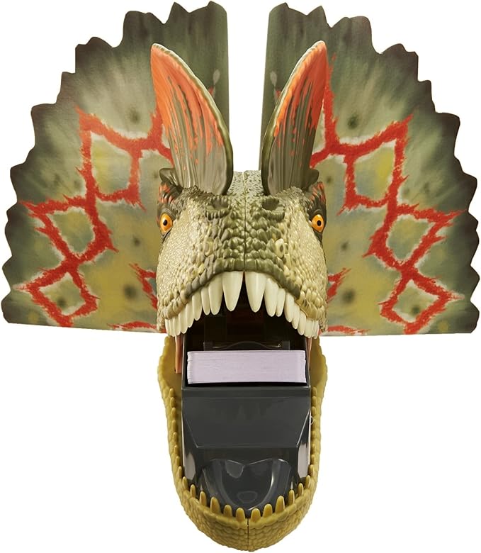 Mattel Games UNO Attack Jurassic World Dominion Card Game with Dinosaur Card Launcher for 2 to 10 Players Ages 7 Years & Older, Toy Gift and Collectible (Amazon Exclusive)