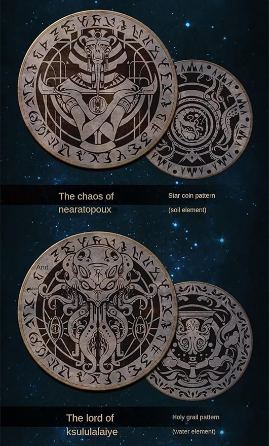 Cthulhu Poker Cards Collection Playing Cards Rare Limited Poker Cards Gift for Men or Women, Great for Cardistry,Card Games and Party (Element Coin a Box)