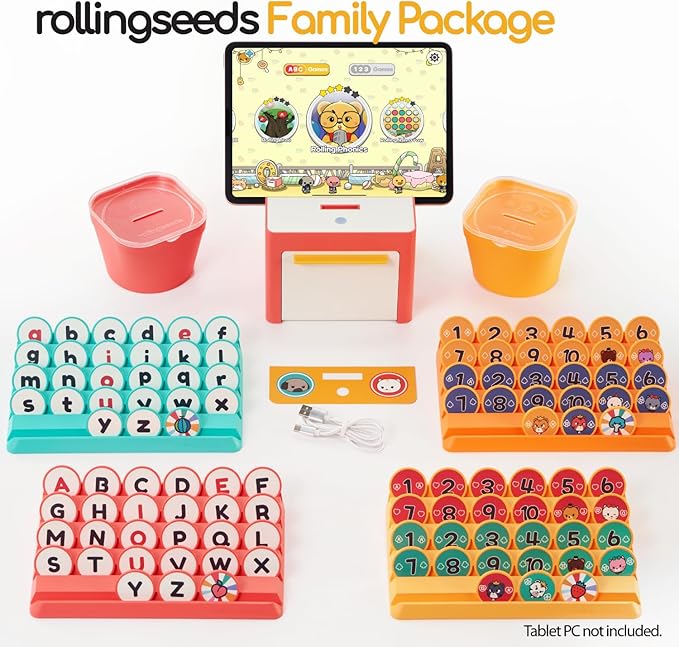 Interactive Edutainment Games for Family | App-Connected Learning Games | Physital Boardgame Console for Entire Family | Multilingual Edutainment Games (Family Pack)