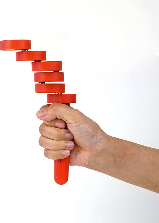 TrueBalance Coordination Game Balance Toy for Adults and Kids | Improves Fine Motor Skills (Mini Red)