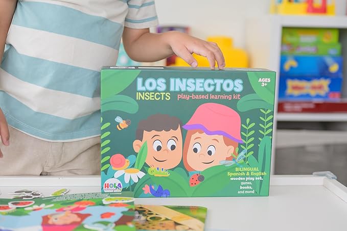 Insect Garden Bilingual Learning Kit | Hello, Insect Garden! - ¡Hola, Jardín de Insectos! Bilingual Learning Kit | Interactive Learning Activities Spanish and English Educational Resources For Kids 3+