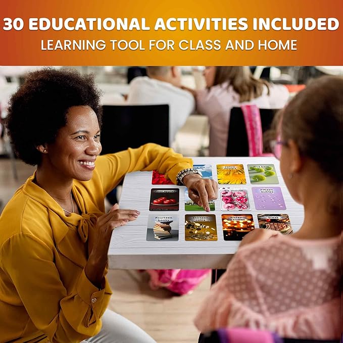 QUOKKA 260 Flash Cards for Kids Ages 3-5 with Realistic Images – Pre K Flash Cards Age 4-5 for Toddlers & Preschool, Alphabet, Numbers, Shapes, etc with 30 Learning Activities Color-Coded for Sorting