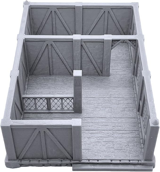 Ulvheim Merchant House - Stable by Terrain4Print, 3D Printed Tabletop RPG Scenery and Wargame Terrain for 28mm Miniatures