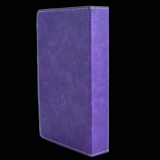 Dominos Set for Adults and Kids - Domino Set for Classic Board Games - Thick Jumbo Dominoes Double 6 for Travel Games - Purple Domino's 28 Tiles with Case