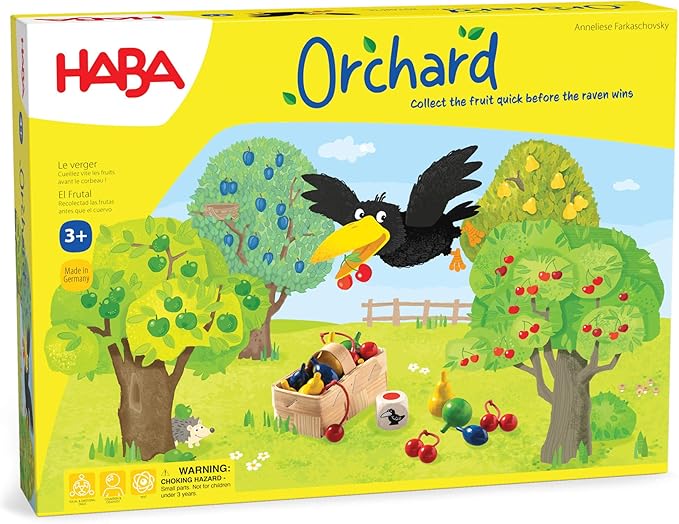 HABA Orchard Game - A Classic Cooperative Introduction to Board Games for Ages 3 and Up (Made in Germany)