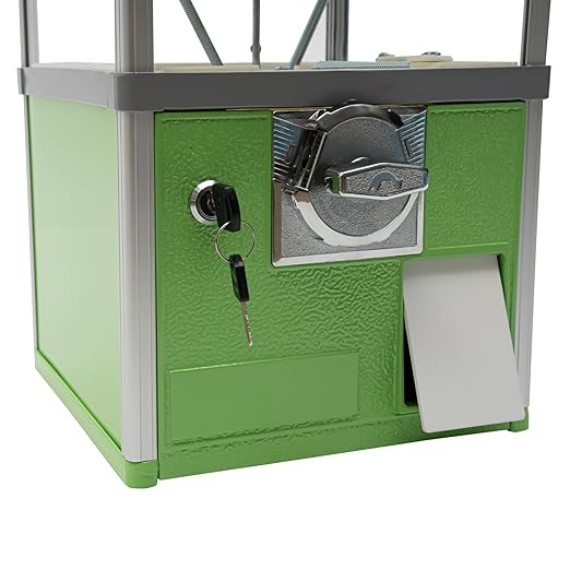 Vending Machine,Commercial Gumball Machine,Capsule Vending Machine for Business,Candy Vending Machine for Selling Capsule Toys Candies,1.77-1.97Inch Ball Diameter (Green)