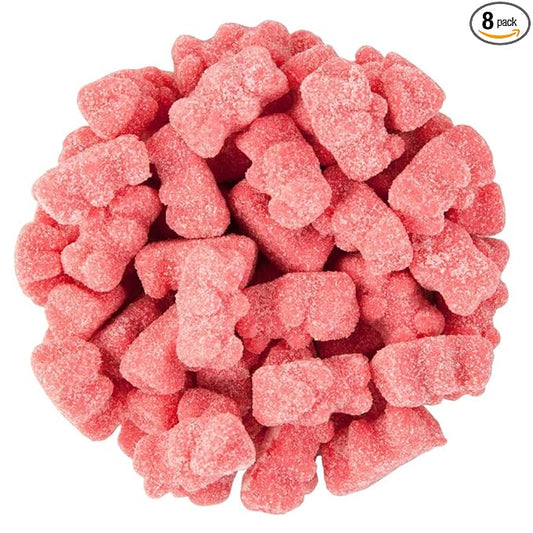 NY Spice Shop Wacky Watermelon Sour Gummy Bears Bulk - 8 Ounce Gummies Bears Candy - Sour Gummies Fruit Snacks - Chewy Super Candy - Flavor Gummy Candies - Gummi Bear Gift For All Occasions